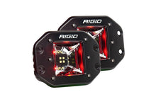 Load image into Gallery viewer, Rigid Industries Radiance 3in Red Backlight - Flush Mount - Pair