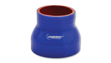 Load image into Gallery viewer, Vibrant 4 Ply Reducer Coupler 3in ID x 2.5in ID x 4.5n Long - Blue