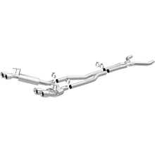 Load image into Gallery viewer, MagnaFlow 13 Chevy Camaro V8 6.2L S/C Quad Split Rear Exit Cat Back Perf Exhaust