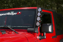 Load image into Gallery viewer, Rugged Ridge 07-18 Jeep Wrangler JK Elite Fast Track Windshield Light Bar Mount w/o Crossbar