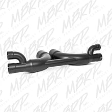 Load image into Gallery viewer, MBRP 14-15 Porsche GT3/GT3RS 3in Center Muffler Bypass 4in Tips - Black Coated