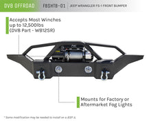 Load image into Gallery viewer, DV8 Offroad 07-18 Jeep Wrangler JK/JL FS-1 Full Length Steel Front Bumper