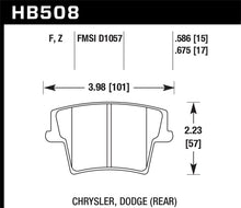 Load image into Gallery viewer, Hawk 05-10 Chrysler 300 (except SRT8) / 08 Dodge Challenger / 09-10 Dodge Challenger SE/RT HPS