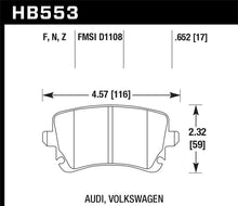Load image into Gallery viewer, Hawk 06-07 Audi A6 Quattro / 03-04 RS6 / 04-08 S4 HPS Street Rear Brake Pads