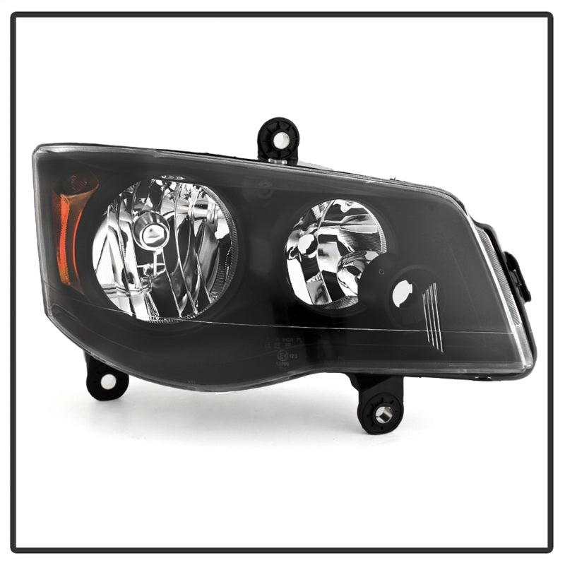 xTune 11-17 Dodge Grand Caravan OEM Style Headlights - Black (HD-JH-CHRTC08-AM-BK)
