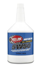 Load image into Gallery viewer, Red Line 5W50 Motor Oil - Quart