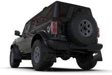 Load image into Gallery viewer, Rally Armor 21-22 Ford Bronco (Steel Bmpr + RB - NO Rptr/Sprt) Blk Mud Flap w/Cy Orange Logo