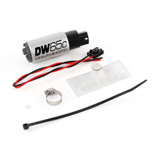 Load image into Gallery viewer, DeatschWerks 88-91 BMW 325i DW65C 265lph Compact Fuel Pump w/ Install Kit (w/o Mounting Clips)
