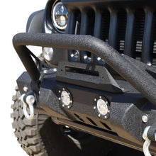Load image into Gallery viewer, DV8 Offroad 07-18 Jeep Wrangler JK/JL FS-11 Stubby Mid Length Steel Front Bumper w/ Winch Plate