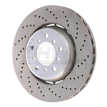 Load image into Gallery viewer, SHW 01-06 BMW M3 3.2L Right Front Cross-Drilled Lightweight Brake Rotor (European Model)