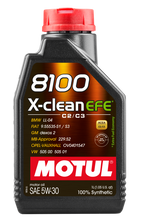 Load image into Gallery viewer, Motul 1L Synthetic Engine Oil 8100 5W30 X-Clean EFE