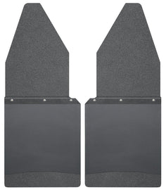 Husky Liners Ford 88-16 F-150/88-99 F-250 12in W Black Top & Weight Kick Back Front Mud Flaps