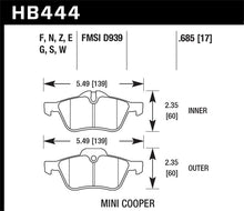 Load image into Gallery viewer, Hawk 02-06 Mini Cooper / Cooper S HPS Street Front Brake Pads