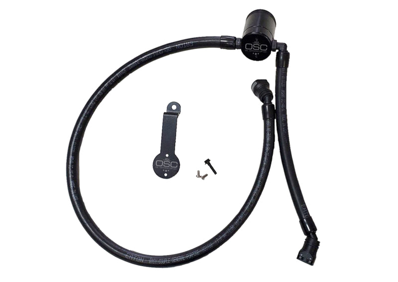 J&amp;L 18-23 Jeep Wrangler JL 3.6L Driver Side Oil Separator 3.0 - Black Anodized