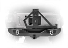 Load image into Gallery viewer, DV8 Offroad 07-18 Jeep Wrangler RS-2 Single Action Rear Bumper &amp; Tire Carrier w/ Bearing