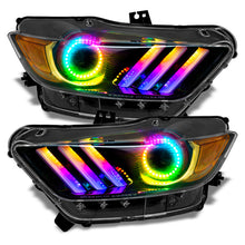 Load image into Gallery viewer, Oracle 15-17 Ford Mustang V6/GT/Shelby Dynamic DRL Upgrade w/ Halo Kit - ColorSHIFT - Dynamic