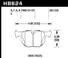 Load image into Gallery viewer, Hawk 06 BMW 330i/330xi / 07-09 335i / 07-08 335xi / 09 335d / 08-09 328i HP+ Street Rear Brake Pads