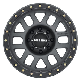 Method MR309 Grid 18x9 +18mm Offset 8x170 130.81mm CB Titanium/Black Street Loc Wheel