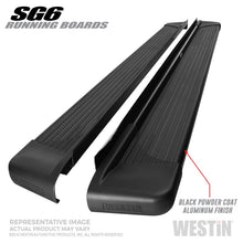 Load image into Gallery viewer, Westin SG6 Black Aluminum Running Boards 79 in