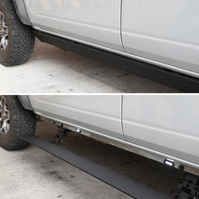 Load image into Gallery viewer, Go Rhino 11-18 Ram 1500 CC / 09-10 Ram 1500 CC 4dr E-BOARD E1 Electric Running Board Kit - Tex. Blk