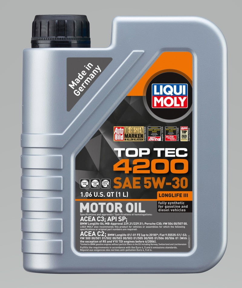 LIQUI MOLY 1L Top Tec 4200 Motor Oil 5W30