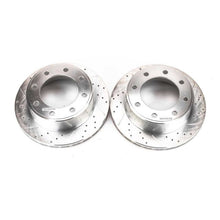 Load image into Gallery viewer, Power Stop 00-05 Ford Excursion Rear Evolution Drilled &amp; Slotted Rotors - Pair