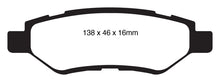 Load image into Gallery viewer, EBC 08-13 Cadillac CTS 3.0 Redstuff Rear Brake Pads