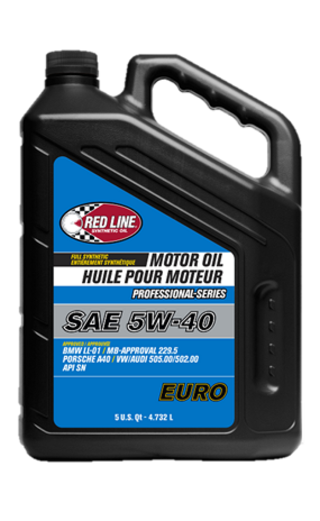 Red Line Professional Series Euro 5W40 Motor Oil - 5 Quart