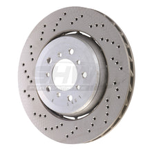 Load image into Gallery viewer, SHW 05-06 BMW M3 3.2L Left Front Cross-Drilled Lightweight Brake Rotor