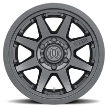 Load image into Gallery viewer, ICON Rebound Pro 17x8.5 5x5 -6mm Offset 4.5in BS 71.5mm Bore Satin Black Wheel