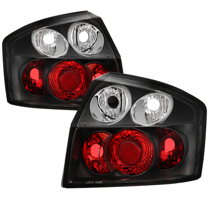 Spyder 02-05 Audi A4 (Excl Convertible/Wagon) Euro Style Tail Lights - Black (ALT-YD-AA402-BK)