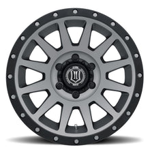 Load image into Gallery viewer, ICON Compression 17x8.5 6x5.5 0mm Offset 4.75in BS 106.1mm Bore Titanium Wheel