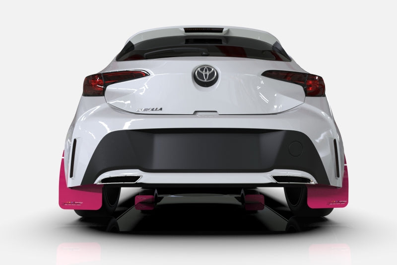 Rally Armor 08-11 Subaru Impreza & 08-10 WRX (Hatch/Sedan) Pink Mud Flap BCE Logo