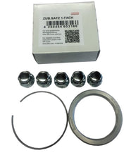 Load image into Gallery viewer, BBS PFS KIT - Mits / Maz / Hyun / Kia 67mm - Includes 82mm OD - 67mm ID Ring / 82mm Clip / Lug Nuts