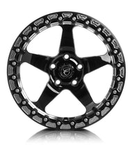 Load image into Gallery viewer, Forgestar D5 Beadlock 17x10 / 5x114.3 BP / ET50 / 7.5in BS Gloss Black Wheel