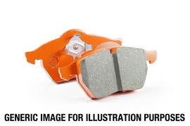 EBC 13-19 Ford Fiesta ST 1.6L Turbo Orangestuff Rear Brake Pads