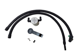 J&L 2020-2022 Ford Explorer 2.3L EcoBoost Driver Side Oil Separator 3.0 - Clear Anodized