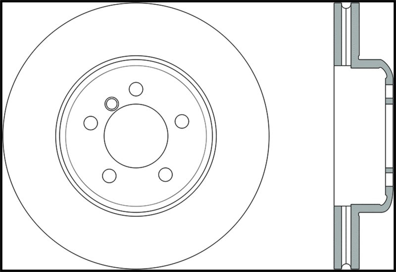 StopTech Sport 14-15 BMW 435i Front Left Slotted Brake Rotor