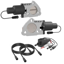 Load image into Gallery viewer, QTP 2.5in Bolt-On QTEC Dual Electric Cutout Valves - Pair