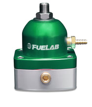 Load image into Gallery viewer, Fuelab 515 EFI Adjustable FPR 25-90 PSI (2) -6AN In (1) -6AN Return - Green