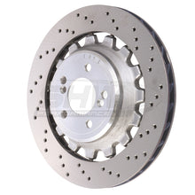 Load image into Gallery viewer, SHW 19-21 BMW M2 Competition 3.0L Right Rear Cross-Drilled Lightweight Brake Rotor