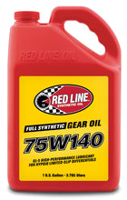 Load image into Gallery viewer, Red Line 75W140 GL-5 Gear Oil - Gallon