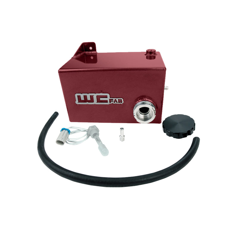 Wehrli 01-06 Chevrolet 6.6L LB7/LLY/LBZ Duramax OEM Placement Coolant Tank Kit - WCFab Red
