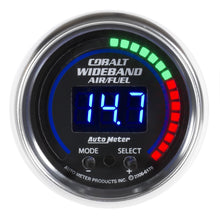 Load image into Gallery viewer, Autometer Cobalt 52mm Air/Fuel Ratio Pro Plus Digital w/ Peak &amp; Warning Gauge