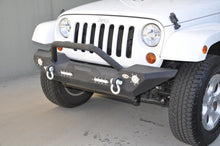 Load image into Gallery viewer, DV8 Offroad 07-18 Jeep Wrangler JK/JL FS-7 Mid Length Steel Front Bumper w/ LED Lights