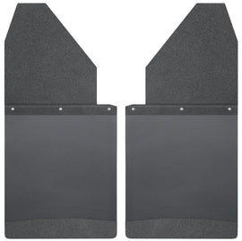 Husky Liners Universal 14in W Black Top & Weight Kick Back Mud Flaps