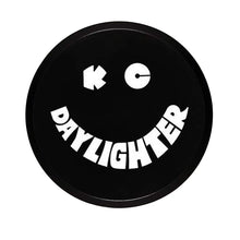 Load image into Gallery viewer, KC HiLiTES 6in. Round Hard Cover for Daylighter/SlimLite/Pro-Sport (Single) - Black w/White Smile