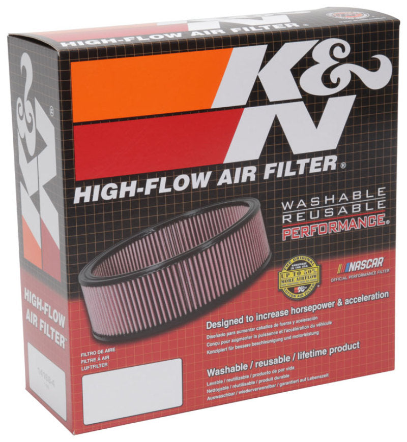 K&N Round Air Filter 9in OD X 7.5in ID x 2in H