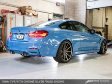 Load image into Gallery viewer, AWE Tuning BMW F8X M3/M4 Non-Resonated Track Edition Exhaust - Chrome Silver Tips (102mm)
