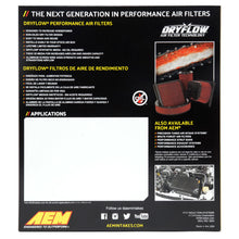 Load image into Gallery viewer, AEM 01-09 Audi A4/RS4/S4 DryFlow Air Filter